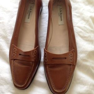 British Tan L.K. Bennett Loafers UK 37.5